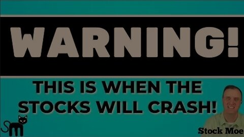 ⛔️WARNING⛔️ THIS IS EXACTLY WHEN THE STOCK MARKET WILL CRASH!