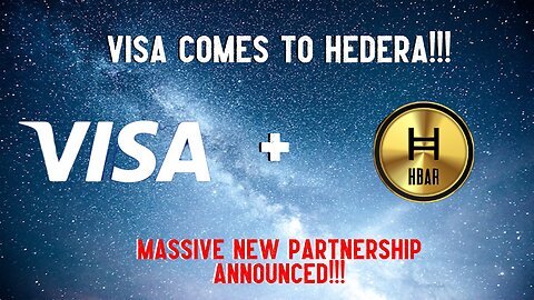 Visa Comes To Hedera!!! MASSIVE New Partnership Announced!!!
