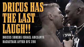 Israel Adesanya HUMILIATED by Dricus Du Plessis BACKSTAGE After UFC 290 CLOWN SHOW!!