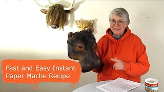 Fast And Eay Instant Paper Mache Recipe - Diy Instant Paper Mache