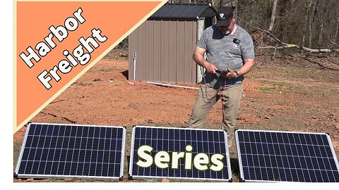 Can Harbor Freight 100W Solar Panels Be Wired in Series? | Thunderbolt Solar
