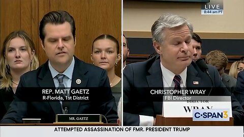 Matt Gaetz ask FBI director “who’s running the country”