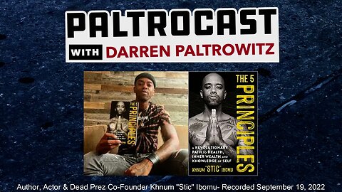 Khnum “Stic” Ibomu (Dead Prez) interview with Darren Paltrowitz