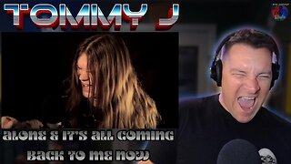 Tommy Johansson "ALONE & IT’S ALL COMING BACK TO ME NOW " 🇸🇪 Covers | DaneBramage Rocks Reaction