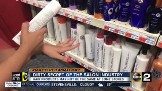 Hair products may be different depending on where you buy them