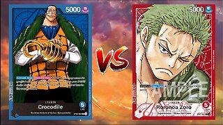 One Piece TCG Crocodile VS Zoro!!