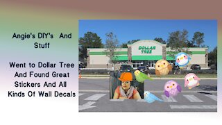 Dollar Tree Wall Decal And Sticker Haul 2021