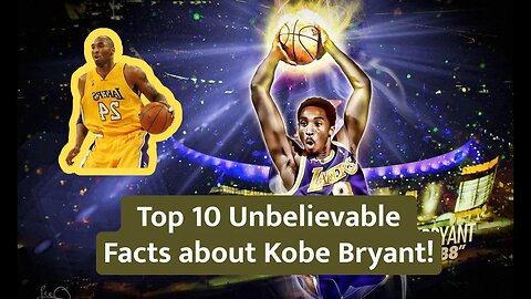 Top 10 Unbelievable Facts about Kobe Bryant! #kobybryant #koby #facts #california #news
