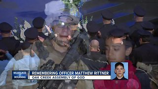 Milwaukee says goodbye to fallen MPD Officer Matthew Rittner