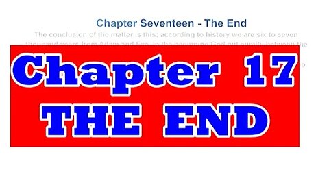 Chapter 17 THE END