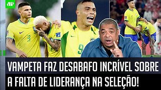 "Eu JÁ VI o Ronaldo TOMAR, velho! E o Thiago Silva com o Neymar NÃO..." Vampeta faz DESABAFO!