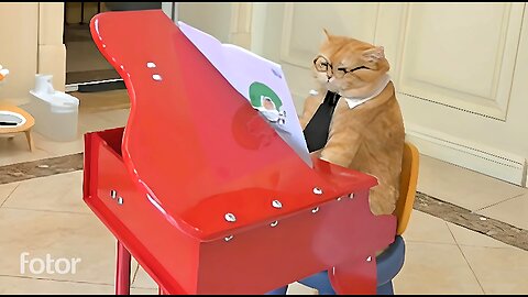 📸 Can't Believe My Eyes! 🙀🎹 Unimaginable Piano Skills of a Musical Cat 🎶🐾