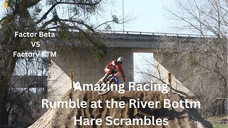 Amazing Racing: Rumble at the River Bottom Hare Scrambles #racing #motorcycle