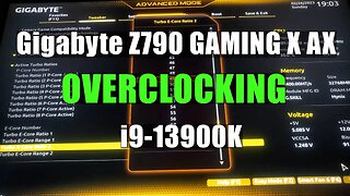 i9-13900k OVERCLOCKING GUIDE 5 WAYS - GIGABYTE Z790 GAMING X AX