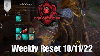 Assassin's Creed Valhalla- Weekly Reset 10/11/22