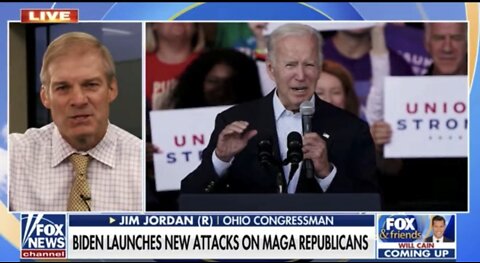 Rep Jim Jordan: Biden’s Calling Us Extreme Because He’s Got NOTHING Else to Talk About