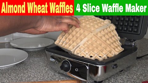 Almond Whole Wheat Waffle Recipe