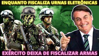 Exército está mais preocupadpo com urnas eletrônicas que com armas importadas