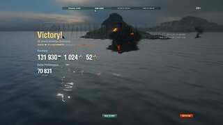 World of Warships gameplay footage, from 2017.