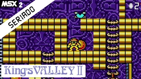 Já apanhando do ladrão na nova jornada - King's Valley 2 [MSX] #2