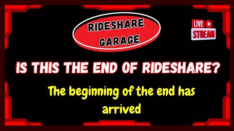 RideShare Garage LIVE | Uber Driver Lyft Driver