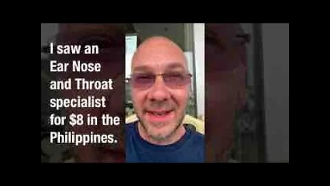 I saw a Ear, Nose and Throat (ENT) Doctor for $8 in the #philippines