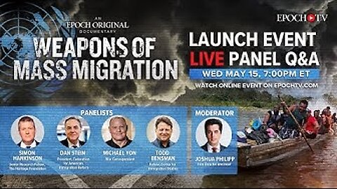 'Weapons of Mass Migration’ Live Panel Q&A. Crossroads 5-15-3024