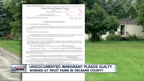 Undocumented immigrant working at farm in Orleans County pleads guilty