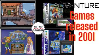 Year 2001 released Adventure Games for Handhelds