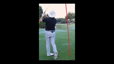 Use your elbows to shallow out a steep swing