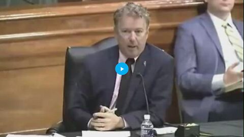 Rand Paul Calls Out Fauci Over NIH Money To Wuhan Virology Institute