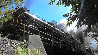 🚂 Rare! #2102 & #425 Double Header Steam on the Iron Horse Rambles Train! 🚂