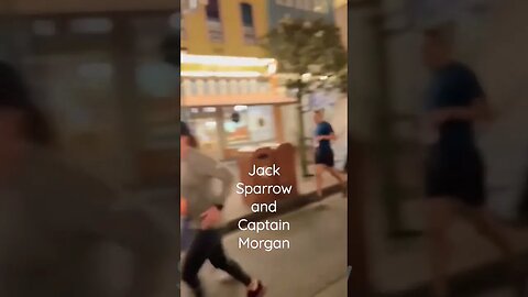 Captain Sparrow running a Marathon
