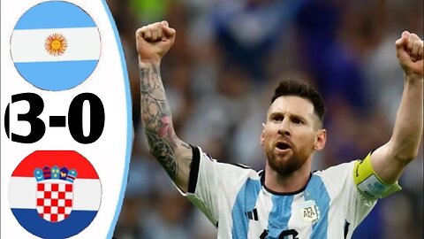 Argentina vs Croatia 3-0 - All Goals & Extended Highlights (World Cup 2022)worldcup