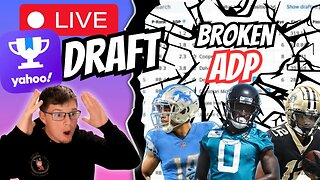 LIVE Draft on Yahoo... What are these ADPs?| Fantasy Football 2023 Stream #39