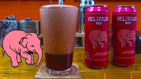 Delirium Red Belgian Ale With Cherry And Elderberry