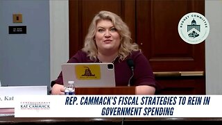 Rep. Cammack Proposes Fiscal Strategies To Rein In Government Spending