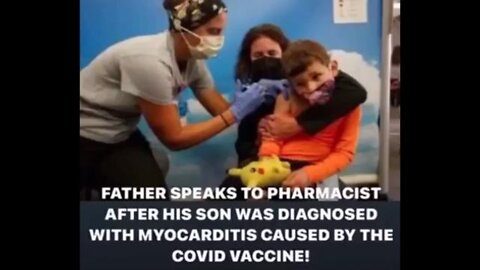 Father speaks to pharmacist after his son was diagnosed with myocarditis from Covid vaccine