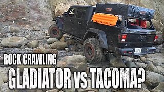 Ocean Side Rock Crawling and Exploring in Jeep Gladiator. How it compares to my Toyota