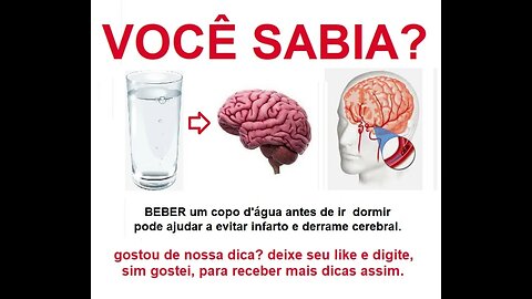 Água pode evitar Infarto e Derrame Cerebral Dicas Úteis #shorts