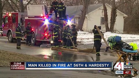 KCFD: 1 killed in morning blaze near 56th and Hardesty