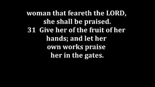 Proverbs 31 King James version
