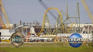 Epic Track Installation! Epic Universe Construction Update | Universal Orlando Resort