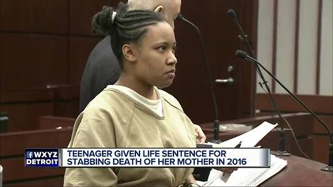 Metro Detroit teen who killed mother on Christmas day gets life in jail