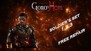 War Commander - Operation: Goro's Hope - Soldier's Set (Free Repair)