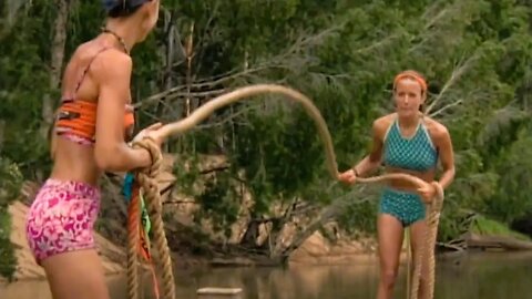 Hanging in the Balance (1 of 2) Immunity Challenge | Survivor: Australian Outback | S0210: Honeymoon