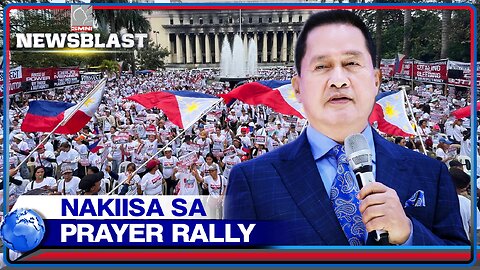 Pastor Quiboloy, nakiisa sa prayer rally sa Liwasang Bonifacio sa Maynila