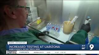 UArizona increasing testing