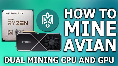 How To Mine Avian Coin CPU/GPU Dual Mining