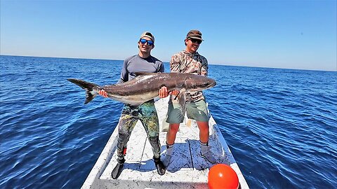 Panga Fishing DEEP offshore UNEXPECTED Turn of Events... || Fishing Offshore Oil Rigs!